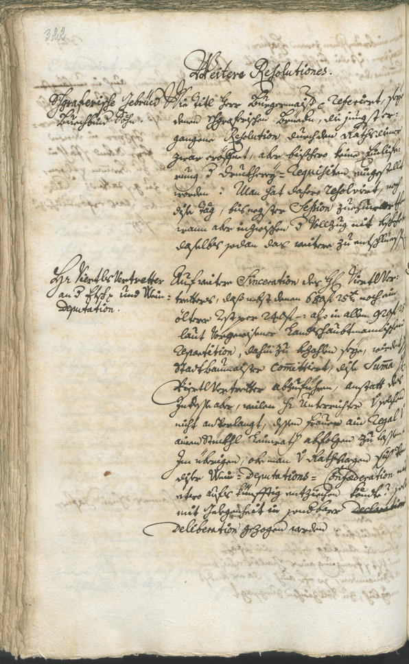 Stadtarchiv Bozen - BOhisto Ratsprotokoll 1744/47 