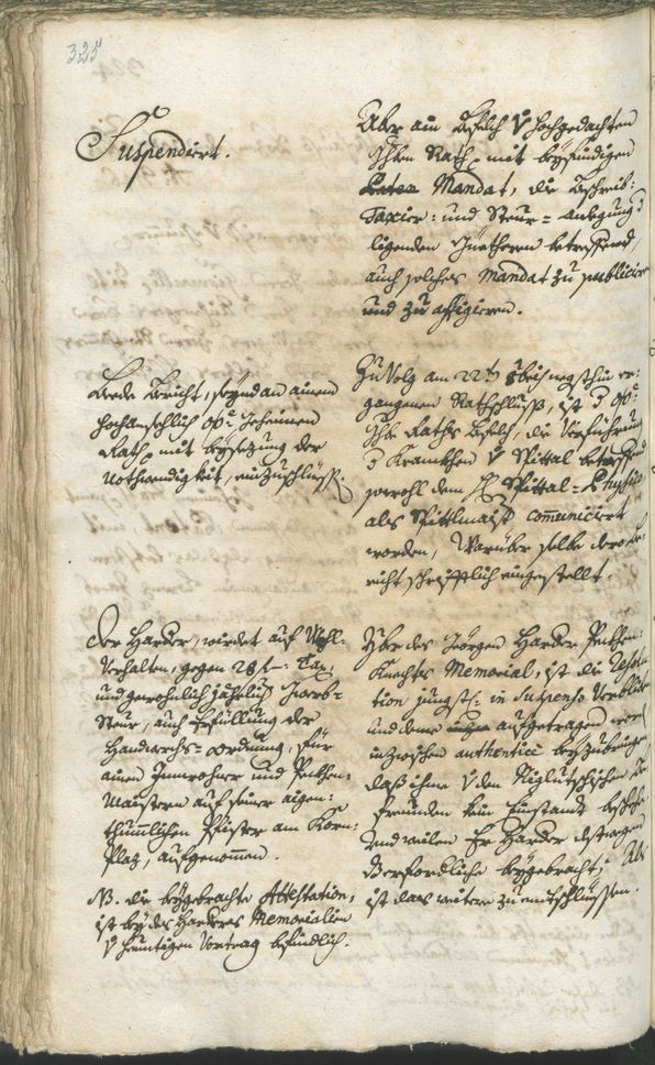 Stadtarchiv Bozen - BOhisto Ratsprotokoll 1744/47 