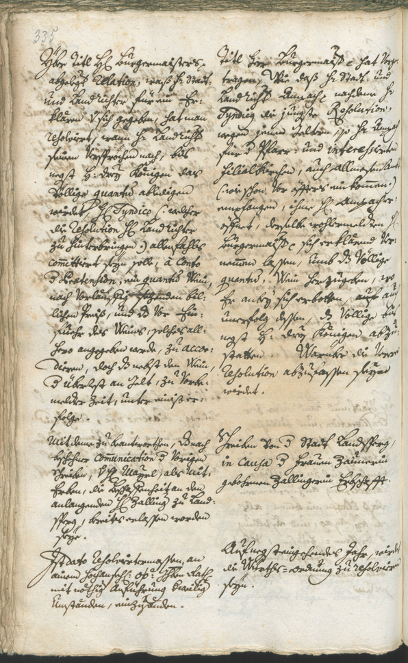 Stadtarchiv Bozen - BOhisto Ratsprotokoll 1744/47 