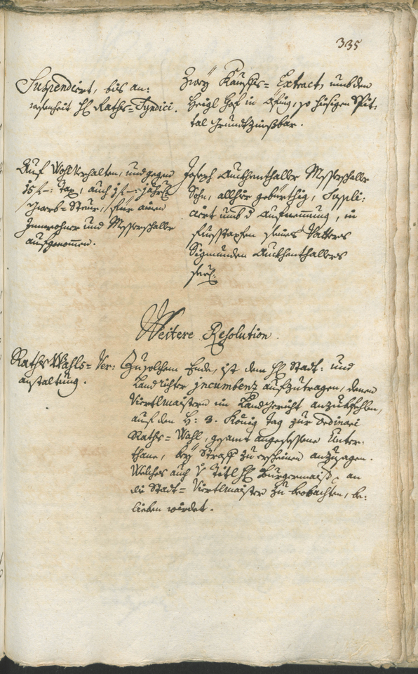 Civic Archives of Bozen-Bolzano - BOhisto Ratsprotokoll 1744/47 