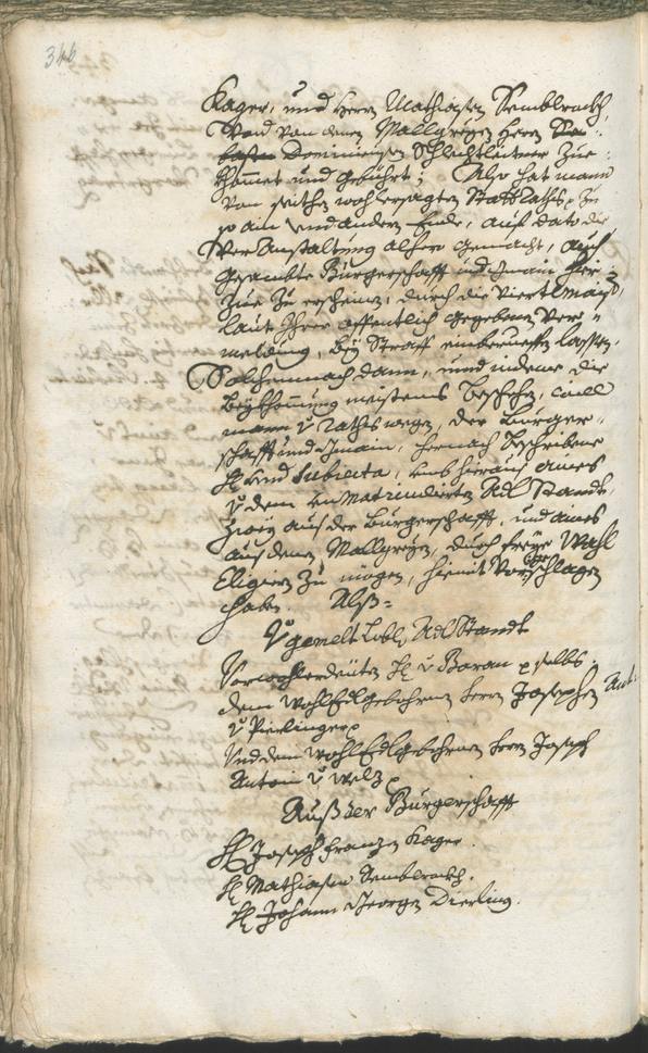 Stadtarchiv Bozen - BOhisto Ratsprotokoll 1744/47 