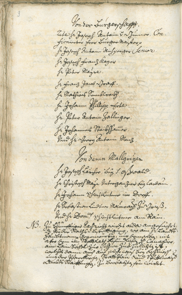 Stadtarchiv Bozen - BOhisto Ratsprotokoll 1744/47 