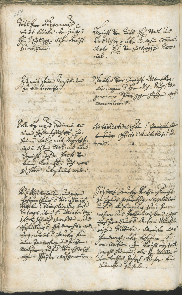 Stadtarchiv Bozen - BOhisto Ratsprotokoll 1744/47 