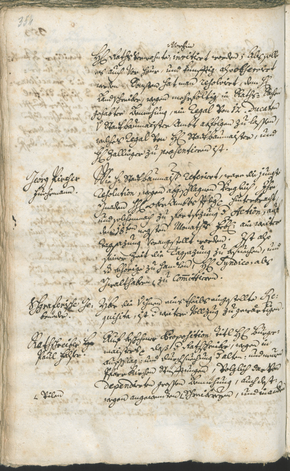 Archivio Storico della Città di Bolzano - BOhisto protocollo consiliare 1744/47 