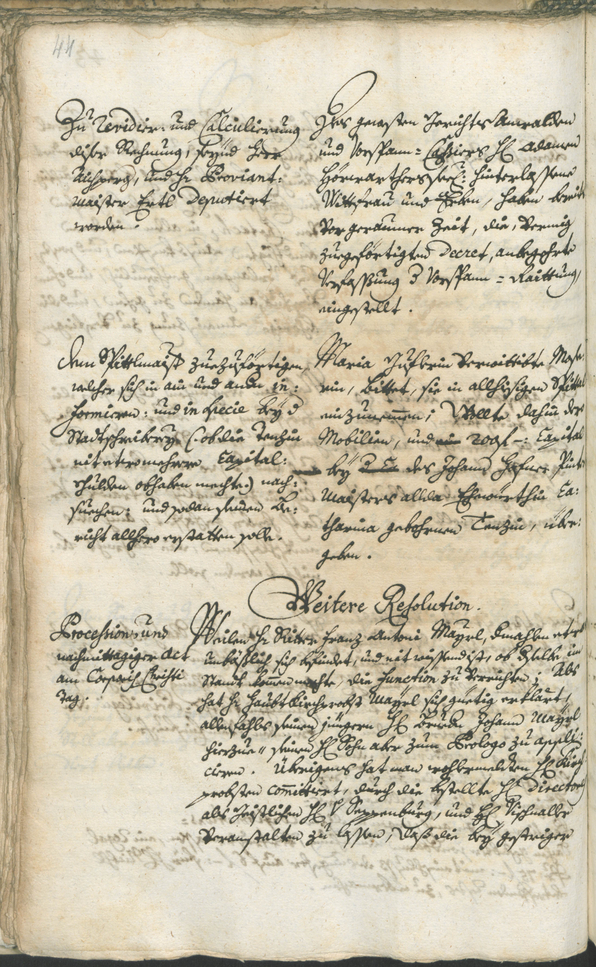 Civic Archives of Bozen-Bolzano - BOhisto Ratsprotokoll 1744/47 