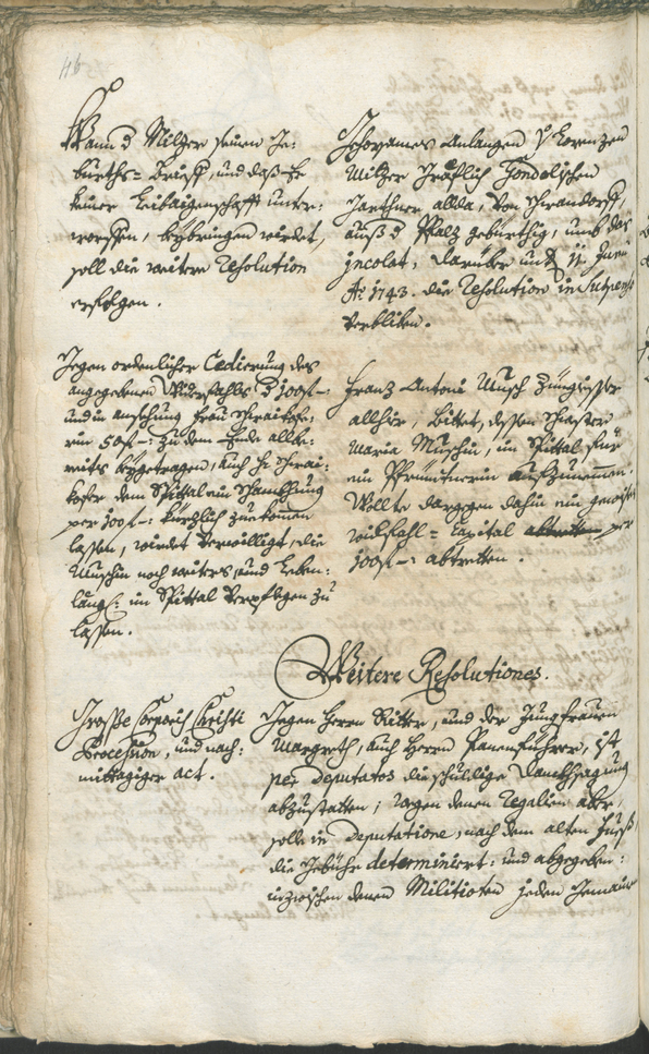 Civic Archives of Bozen-Bolzano - BOhisto Ratsprotokoll 1744/47 