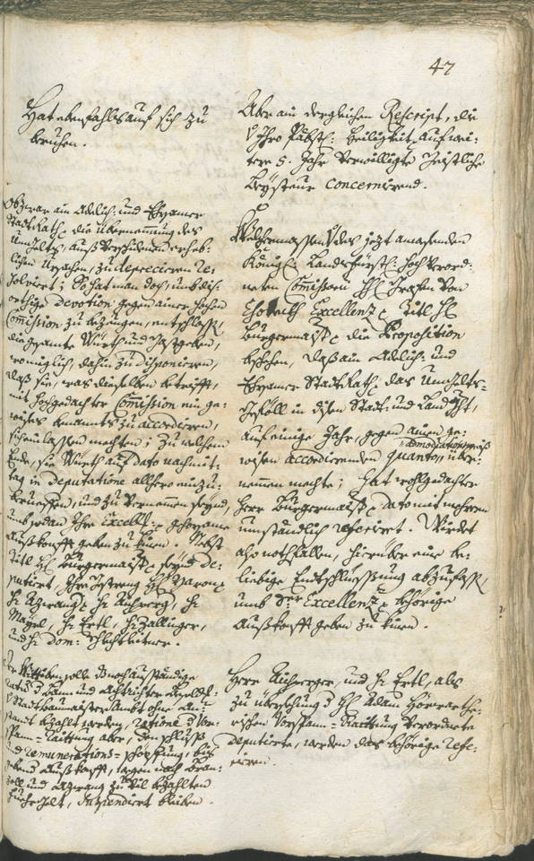 Archivio Storico della Città di Bolzano - BOhisto protocollo consiliare 1744/47 