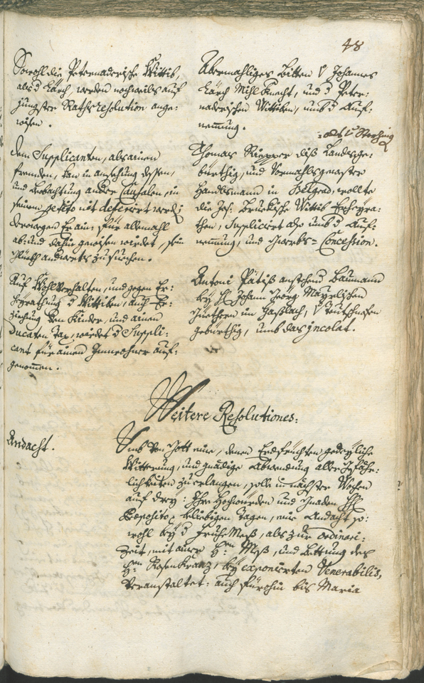 Civic Archives of Bozen-Bolzano - BOhisto Ratsprotokoll 1744/47 