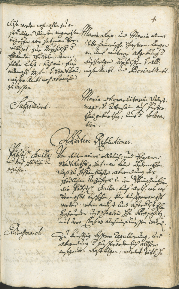 Stadtarchiv Bozen - BOhisto Ratsprotokoll 1744/47 