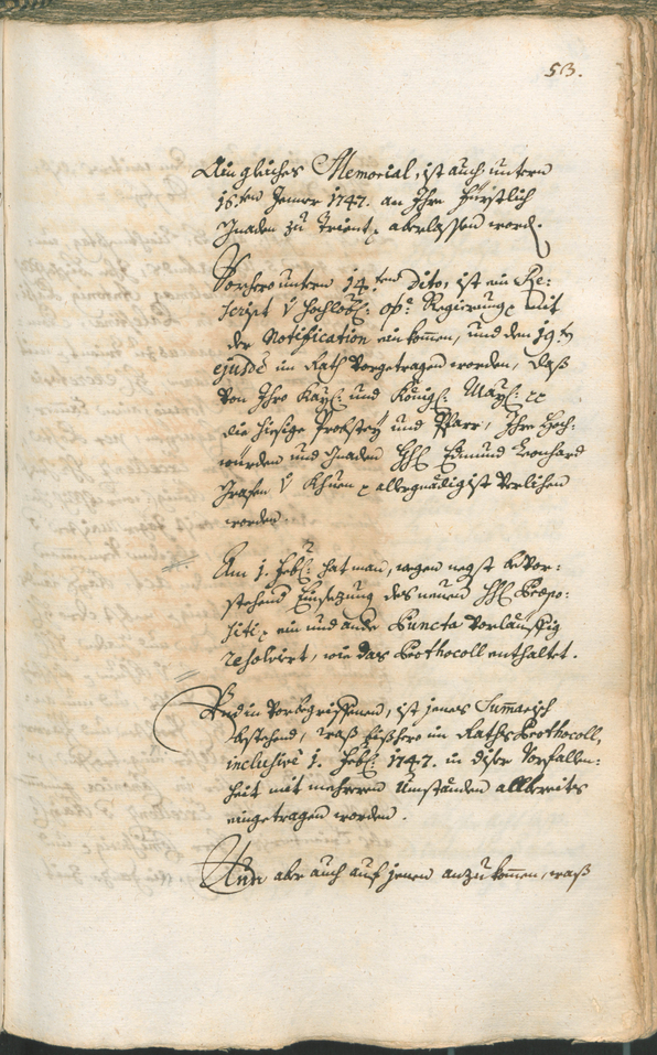 Archivio Storico della Città di Bolzano - BOhisto protocollo consiliare 1747/50 