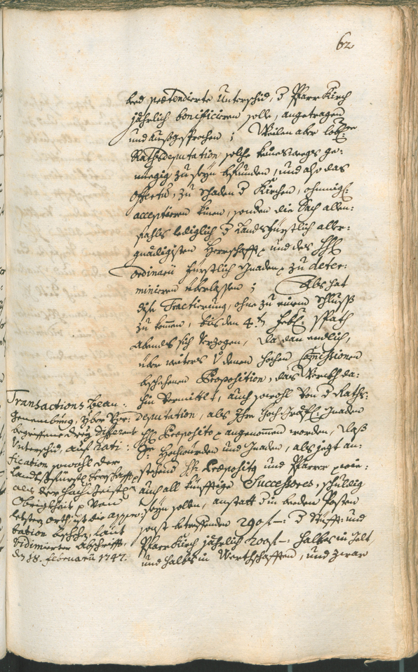 Civic Archives of Bozen-Bolzano - BOhisto Ratsprotokoll 1747/50 