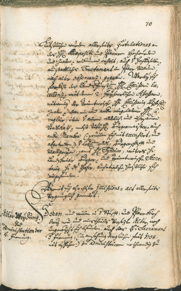 Stadtarchiv Bozen - BOhisto Ratsprotokoll 1747/50 