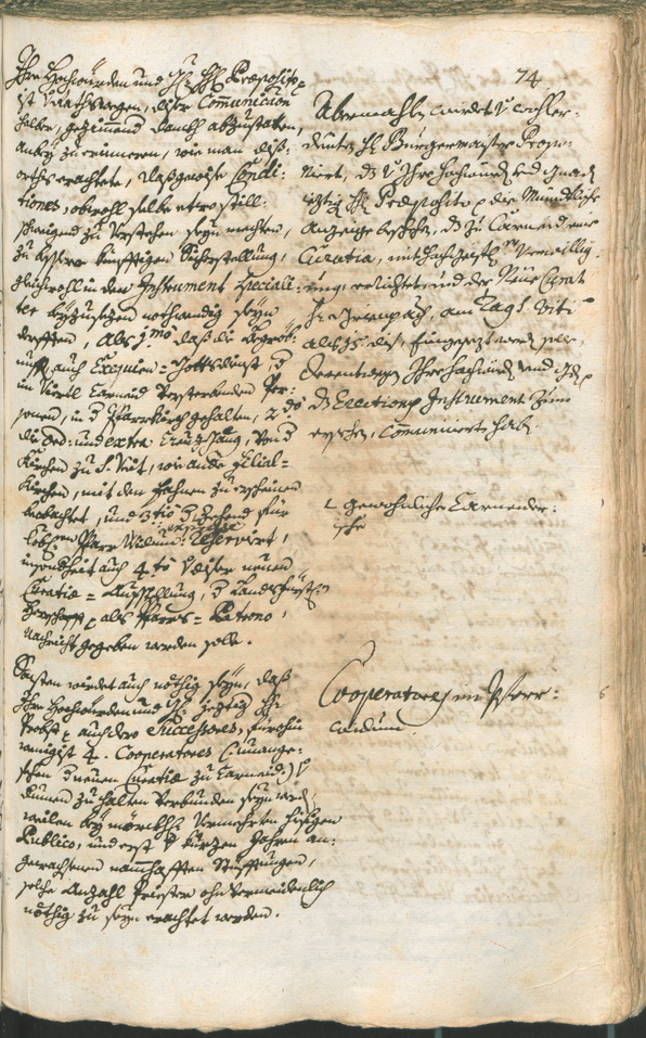 Stadtarchiv Bozen - BOhisto Ratsprotokoll 1747/50 