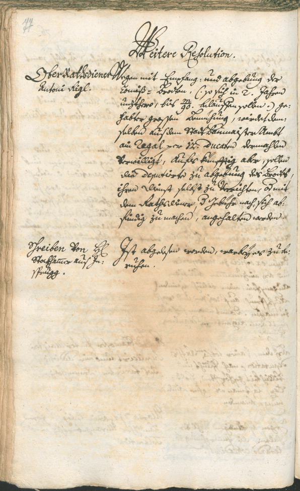 Civic Archives of Bozen-Bolzano - BOhisto Ratsprotokoll 1747/50 