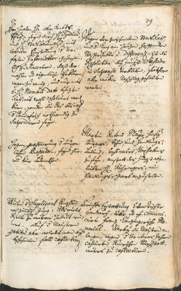 Civic Archives of Bozen-Bolzano - BOhisto Ratsprotokoll 1747/50 