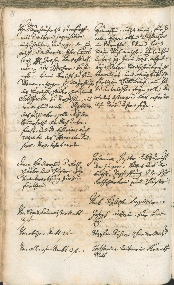 Archivio Storico della Città di Bolzano - BOhisto protocollo consiliare 1747/50 