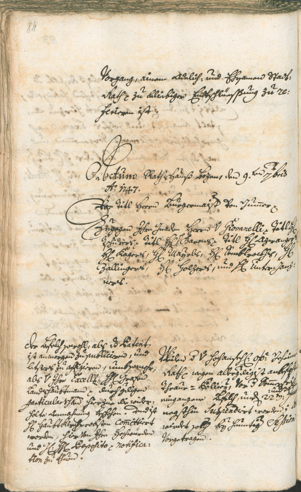 Civic Archives of Bozen-Bolzano - BOhisto Ratsprotokoll 1747/50 