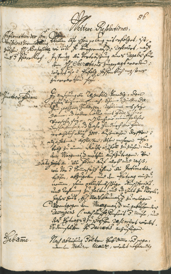 Archivio Storico della Città di Bolzano - BOhisto protocollo consiliare 1747/50 