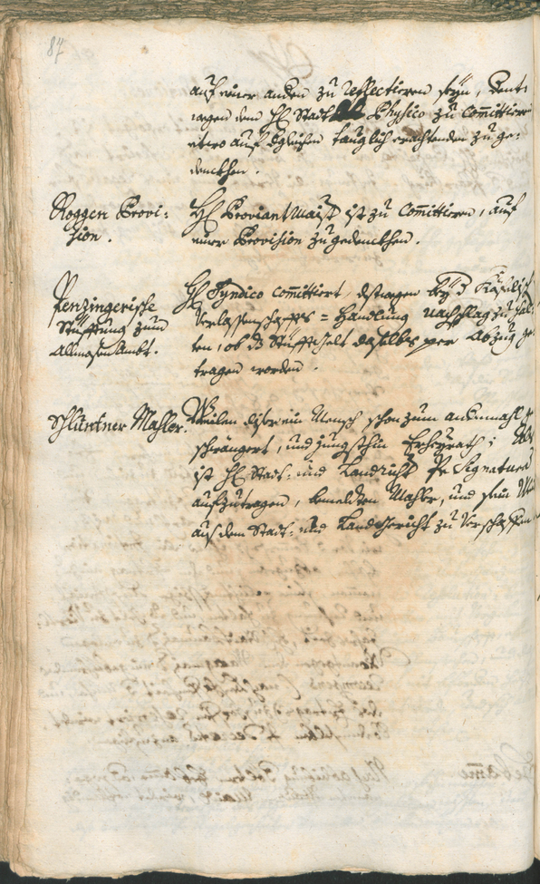 Archivio Storico della Città di Bolzano - BOhisto protocollo consiliare 1747/50 