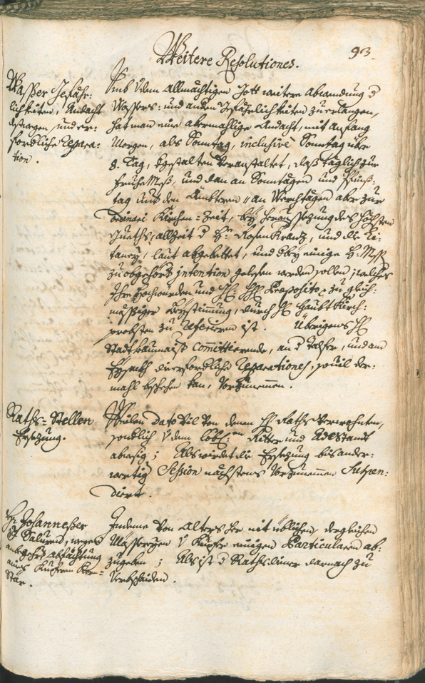 Civic Archives of Bozen-Bolzano - BOhisto Ratsprotokoll 1747/50 