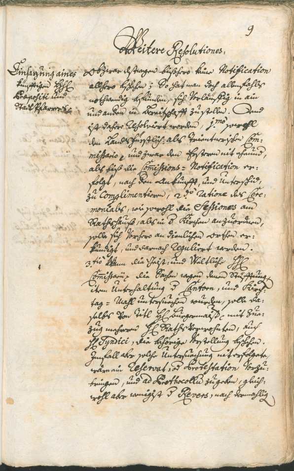 Stadtarchiv Bozen - BOhisto Ratsprotokoll 1747/50 