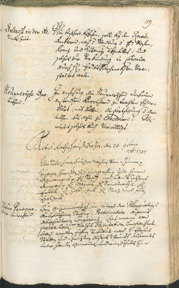 Civic Archives of Bozen-Bolzano - BOhisto Ratsprotokoll 1747/50 