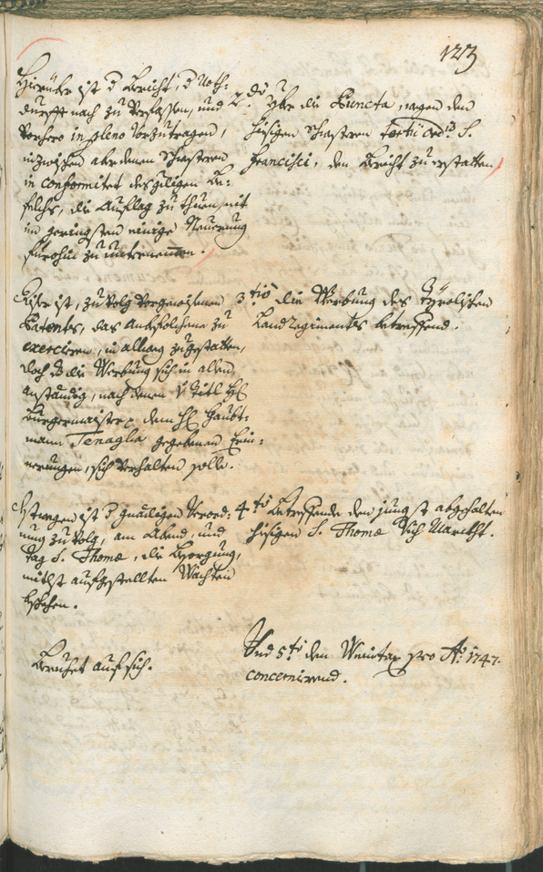 Stadtarchiv Bozen - BOhisto Ratsprotokoll 1747/50 