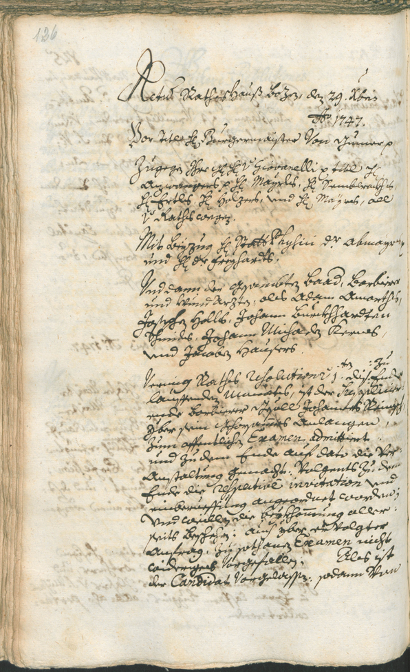 Archivio Storico della Città di Bolzano - BOhisto protocollo consiliare 1747/50 