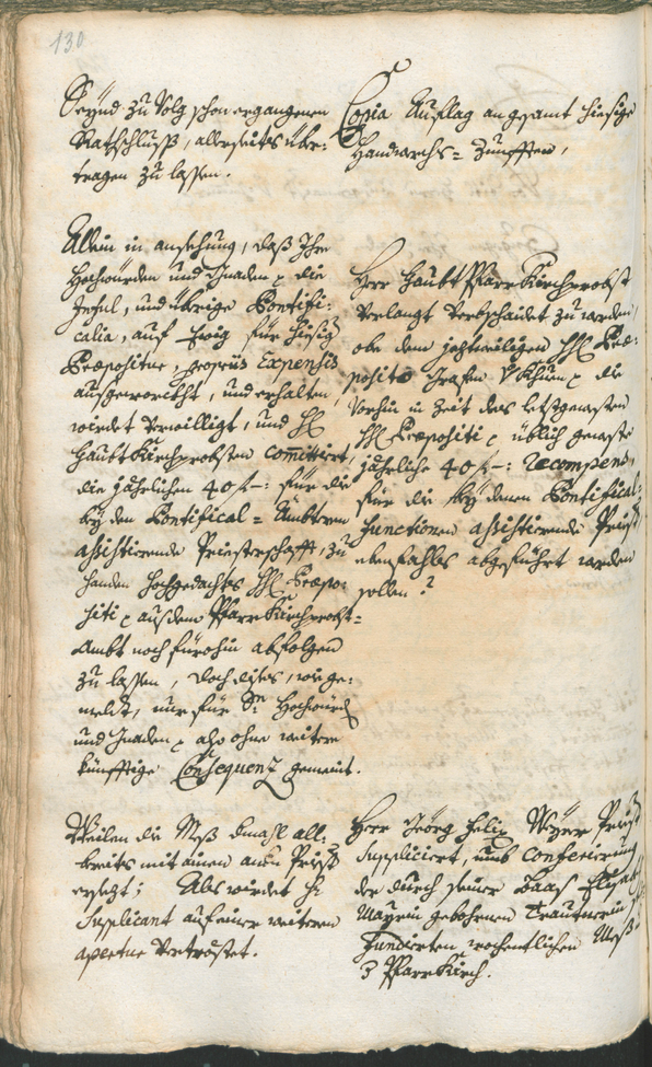 Stadtarchiv Bozen - BOhisto Ratsprotokoll 1747/50 