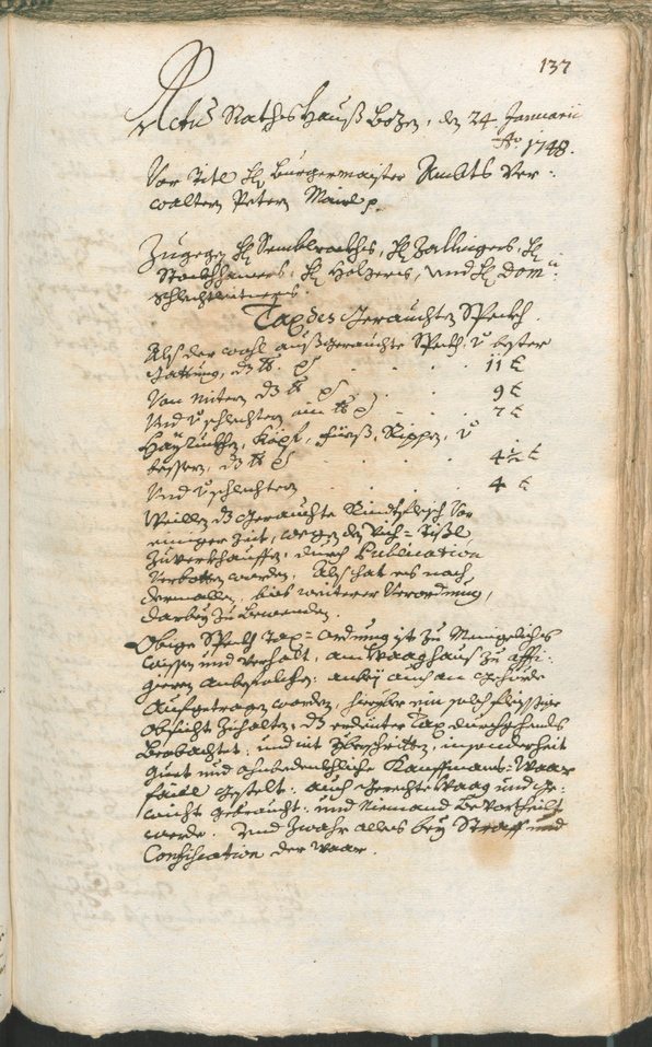 Civic Archives of Bozen-Bolzano - BOhisto Ratsprotokoll 1747/50 