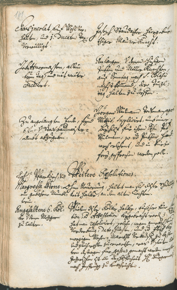 Civic Archives of Bozen-Bolzano - BOhisto Ratsprotokoll 1747/50 