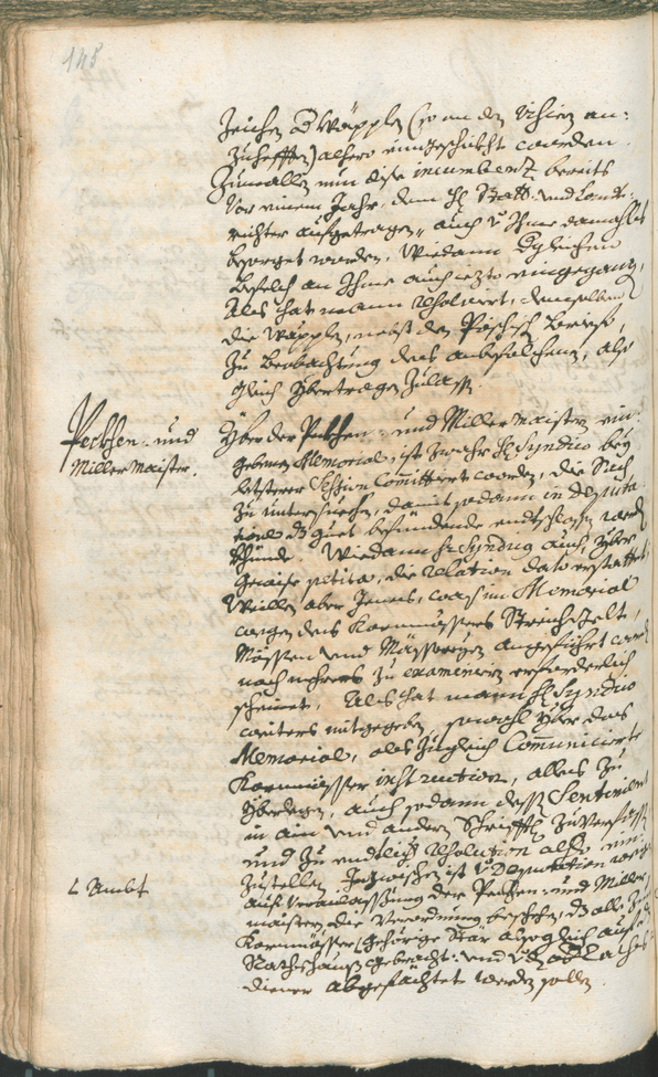 Archivio Storico della Città di Bolzano - BOhisto protocollo consiliare 1747/50 