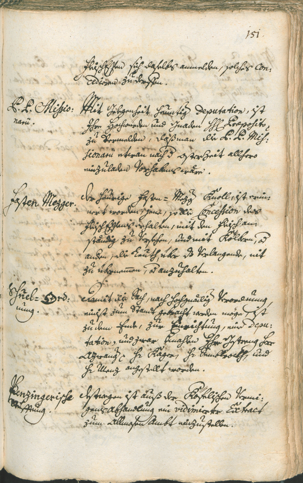 Stadtarchiv Bozen - BOhisto Ratsprotokoll 1747/50 