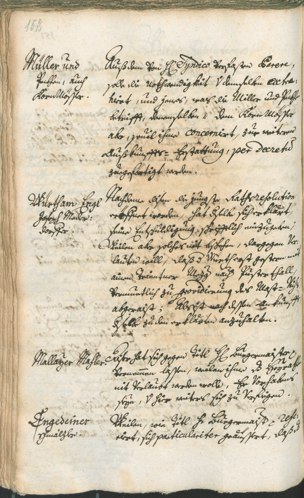 Archivio Storico della Città di Bolzano - BOhisto protocollo consiliare 1747/50 