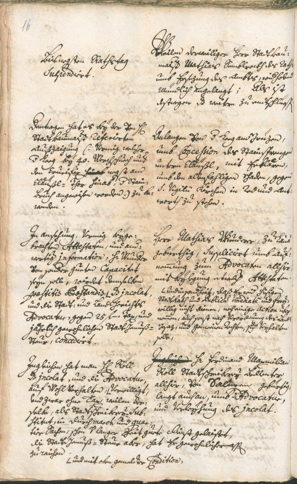 Archivio Storico della Città di Bolzano - BOhisto protocollo consiliare 1747/50 