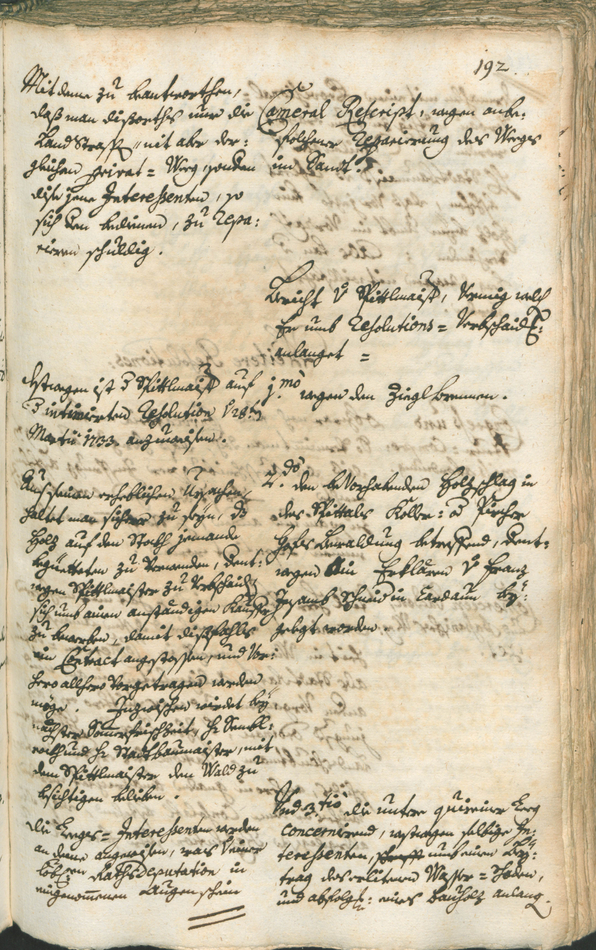 Stadtarchiv Bozen - BOhisto Ratsprotokoll 1747/50 