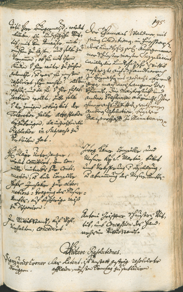 Archivio Storico della Città di Bolzano - BOhisto protocollo consiliare 1747/50 