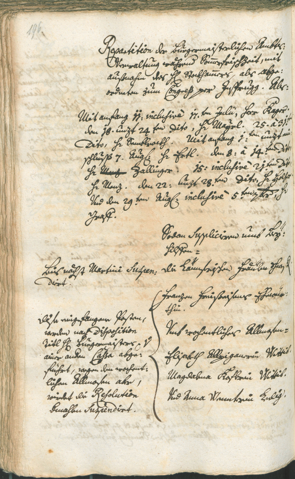 Archivio Storico della Città di Bolzano - BOhisto protocollo consiliare 1747/50 