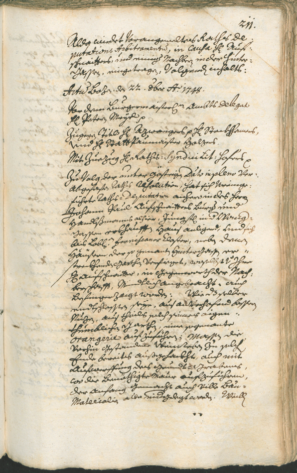 Civic Archives of Bozen-Bolzano - BOhisto Ratsprotokoll 1747/50 