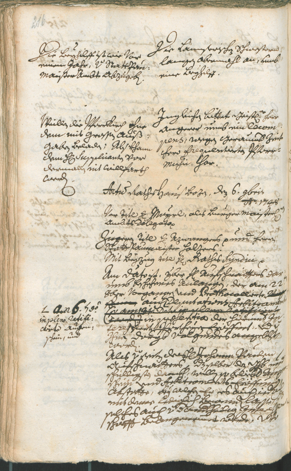 Civic Archives of Bozen-Bolzano - BOhisto Ratsprotokoll 1747/50 