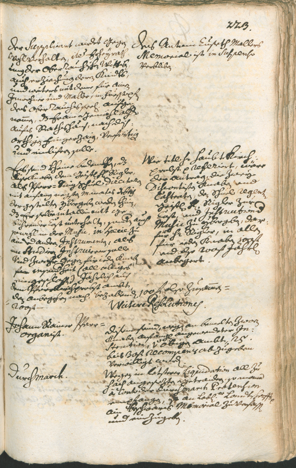 Archivio Storico della Città di Bolzano - BOhisto protocollo consiliare 1747/50 