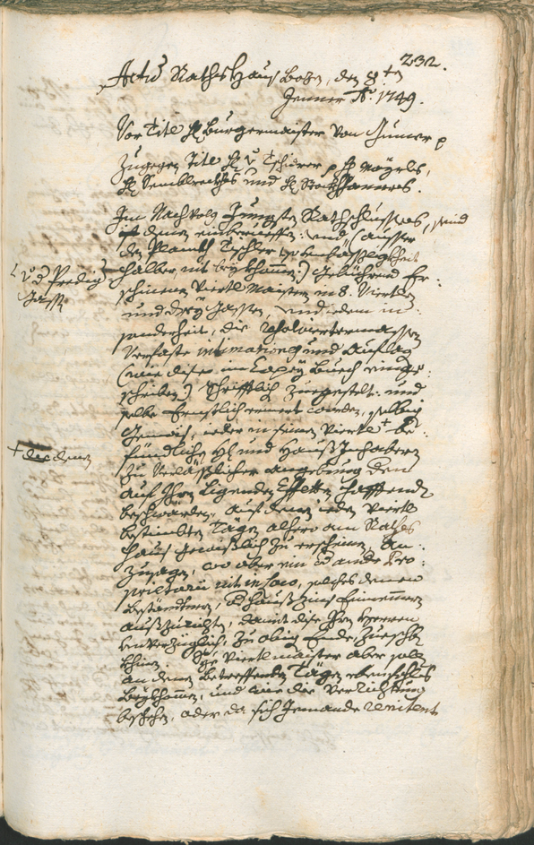 Archivio Storico della Città di Bolzano - BOhisto protocollo consiliare 1747/50 