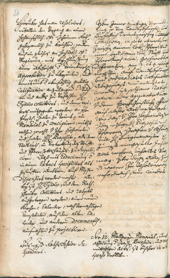 Archivio Storico della Città di Bolzano - BOhisto protocollo consiliare 1747/50 