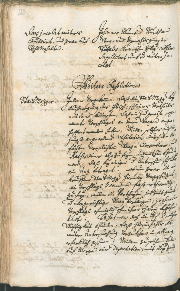 Archivio Storico della Città di Bolzano - BOhisto protocollo consiliare 1747/50 