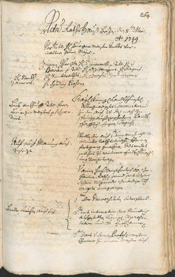 Archivio Storico della Città di Bolzano - BOhisto protocollo consiliare 1747/50 