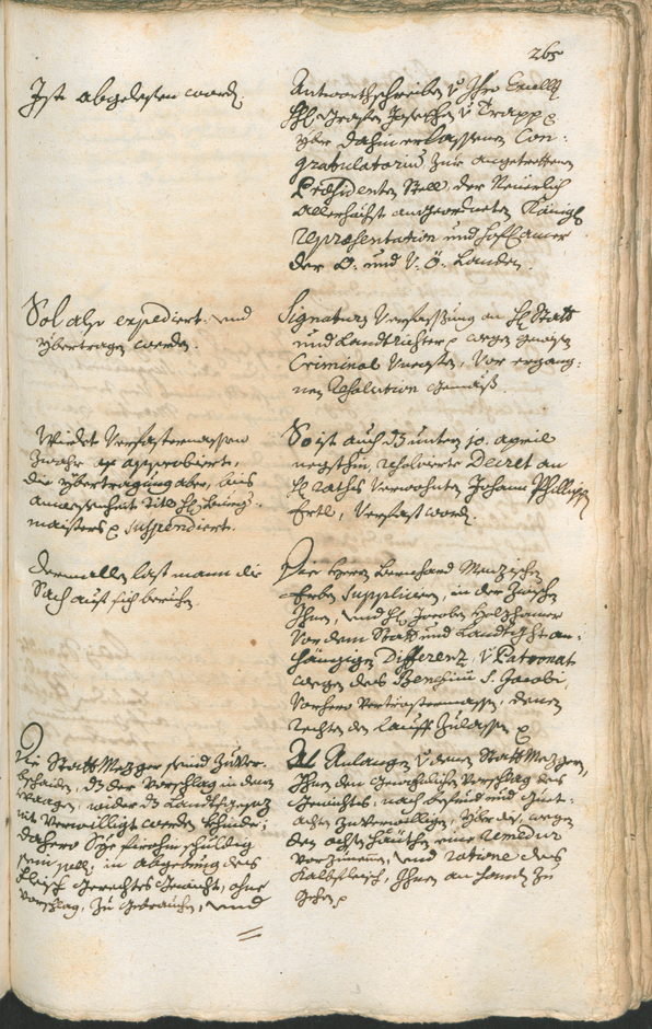 Stadtarchiv Bozen - BOhisto Ratsprotokoll 1747/50 