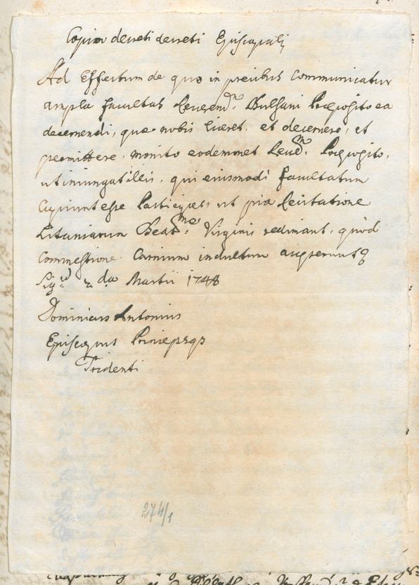 Civic Archives of Bozen-Bolzano - BOhisto Ratsprotokoll 1747/50 