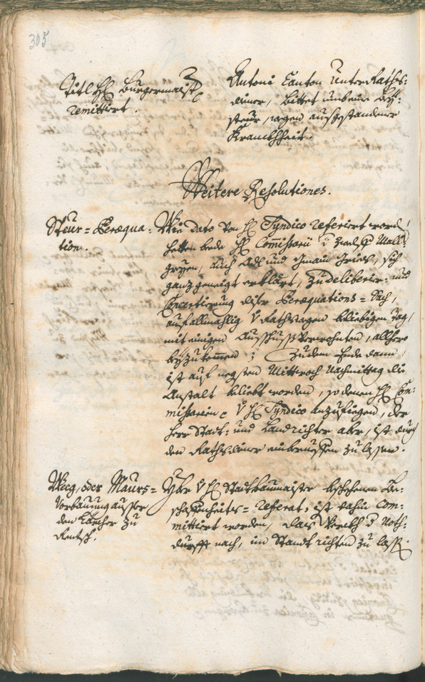 Stadtarchiv Bozen - BOhisto Ratsprotokoll 1747/50 