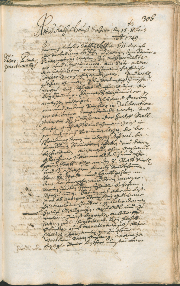 Archivio Storico della Città di Bolzano - BOhisto protocollo consiliare 1747/50 