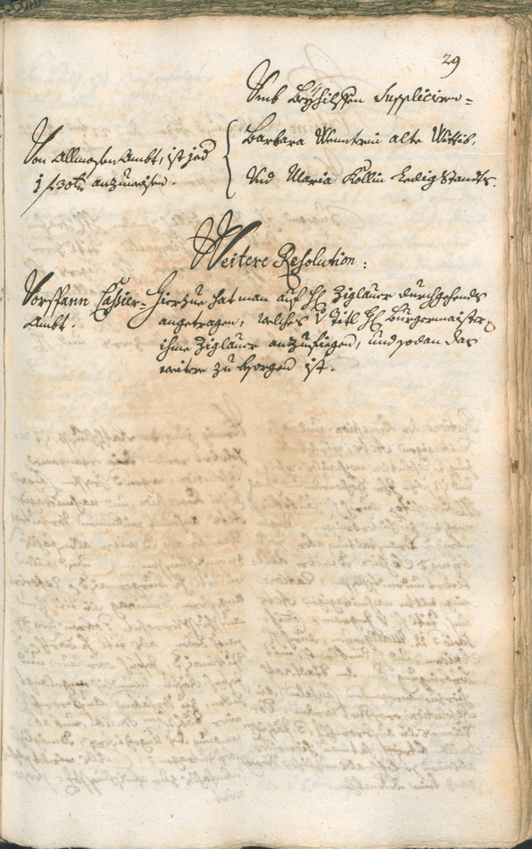 Archivio Storico della Città di Bolzano - BOhisto protocollo consiliare 1747/50 